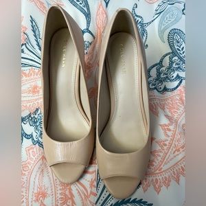 Cole Haan Blush open toe shoes heels 7.5 EUC